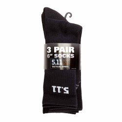 6" SOCKS 3-PACK